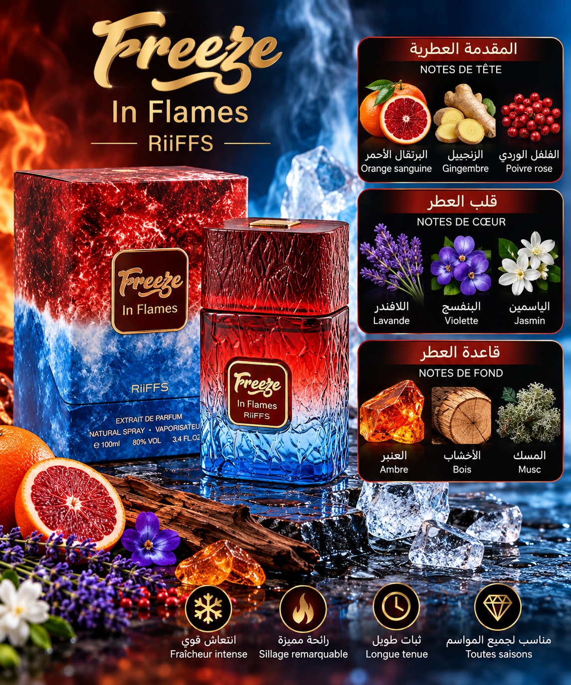 تجمد في النيران